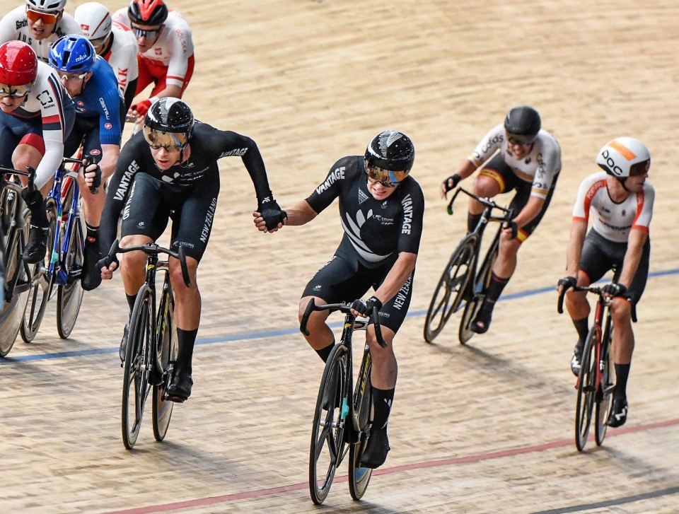Top-10 madison placing for Vantage New Zealand in first steps to Paris